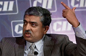 Nilekani joins Cong, faces tough battle on political debut