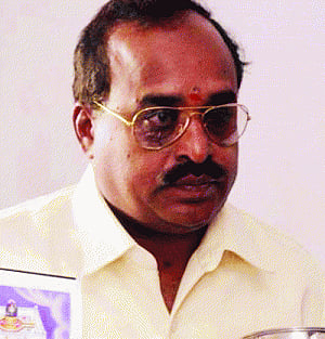 Cong inducts tainted Krishnaiah