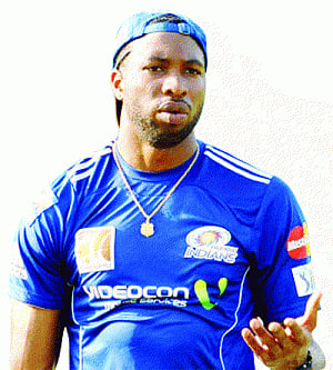 Pollard warms up  for IPl with century