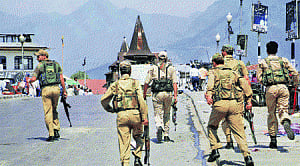 Two policemen killed as militants attack NC leader's house