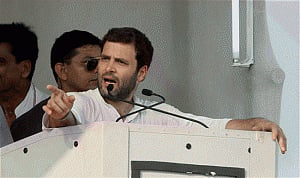 Gujarat development model a 'toffee model': Rahul