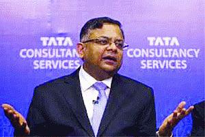 TCS fourth-quarter profit rises 48.2% to Rs 5,357.6 crore