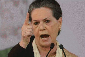 Demoracy not safe in the hands of one person: Sonia