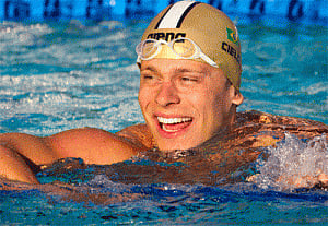 Cielo sets fastest 50m butterfly time