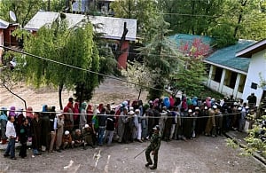 Brisk voting underway in seven states, 2 UTs