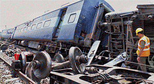 Passenger train derails on Konkan route, 10 feared dead