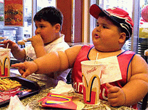 Obese kids must avoid fast food to stay sharp