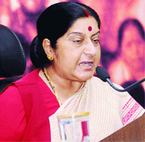 UPA imperiled women, nation's security: Swaraj