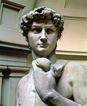 David will be the last to  fall: Florence museums