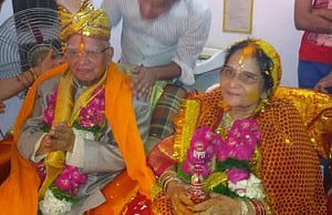 N.D. Tiwari marries his companion Ujjwala Sharma