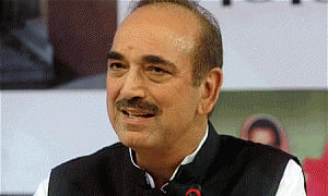 Azad  trails  behind his nearest rival candidate  by a margin of over 16,000 votes