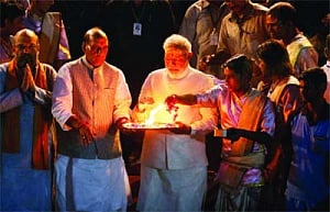 Modi keeps date with Ganga