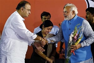 Cabinet formation: Modi meets Shah, Jaitley