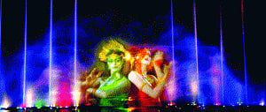 Watch movies on water screens in NDMC parks