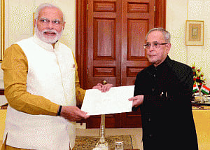 Prez appoints NaMo PM;  swearing-in on May 26
