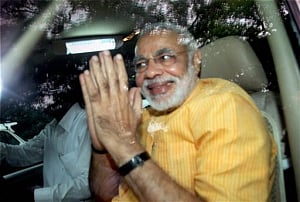 Modi quits as Gujarat CM