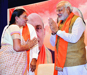 NaMo era ends, Guj gets 1st woman CM