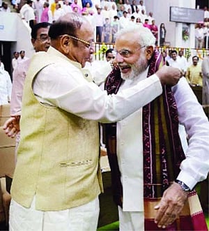 Gujarat House bids adieu to Modi