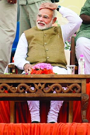 Compact Modi Cabinet taking shape