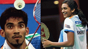 Sindhu, Srikanth lead charge in Saina's absence at Japan Open
