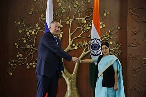 Russian Deputy PM holds talks with Swaraj