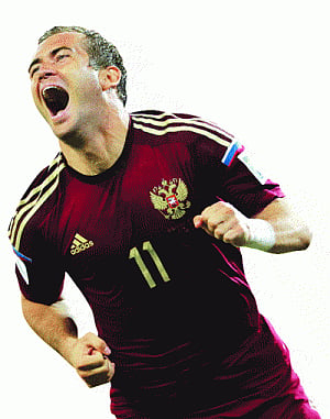 Kerzhakov rescues Russia