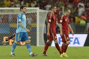 Shambolic Spain crash out, Croatia oust Cameroon