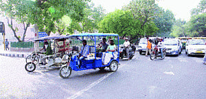 Fifth wheel? Cycle rickshaws to be wheeled out
