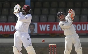 Gayle onslaught makes it a 10-wicket victory