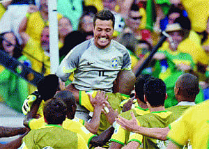 Cesar's tears but this time out of joy