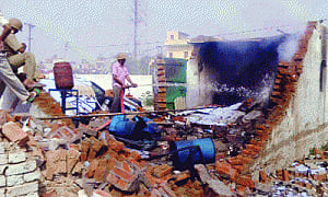 Man blown to bits at illegal lPG refill unit