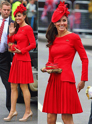Kate Middleton's red dress sets new trend