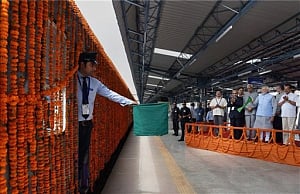 We want to win hearts of people of J and K: PM after flagging off Katra train