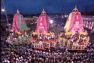 lakhs witness lord Jagannath's return car festival at Puri