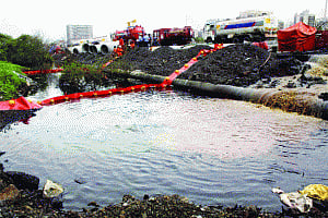 HPCl pipeline leaks in Navi Mumbai
