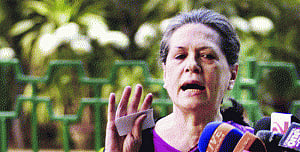 Sonia slams I-T notice  as political vendetta