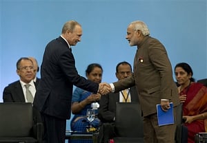 PM meets Putin; favours broadening of strategic partnership
