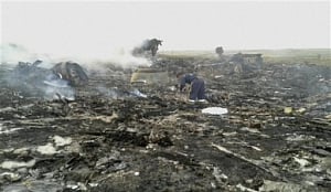 Ukraine believes missile downed Malaysia Airlines jet