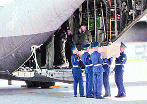 Malaysia jet victims' bodies arrive in Netherlands