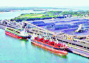 Port panel for fixing tarrifs