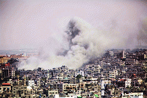 Israeli jets pound targets in Gaza as hostilities escalate