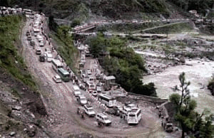 Badrinath Yatra halted after heavy rain