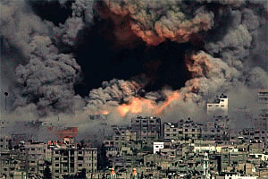 Israel hits Gaza again as Palestinians toll rises to 1650