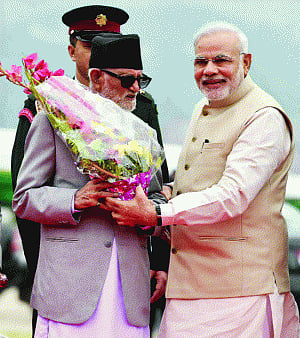 India gifts Nepal  $1 bn easy loan