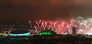 Minogue sparkles in glittering CWG closing ceremony