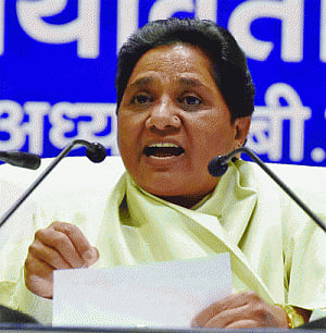 Achchey din a hoax: Mayawati