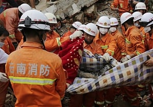 China quake toll rises to 589