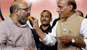 Amit Shah suited for BJP chief's position: Rajnath