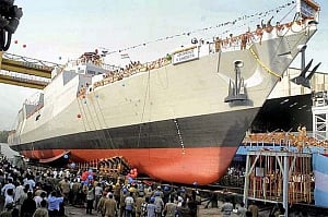India's first indigenous anti-submarine warship commissioned