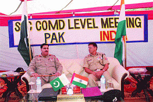 BSF lodges protest against Pak firing during RS Pura flag meet